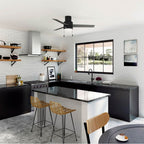 Hunter 51949 Matte Black 52 Inch Brunner Matte Black Low Profile Ceiling Fan With Led Light Kit And Pull Chain Image 4