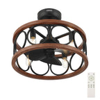 Hunter 50105 Matte Black 22 In Haven Fandelier - Matte Black Image 9