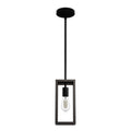 Hunter 19769 Matte Black Hunter Squire Manor Matte Black And Dark Ash  Light Pendant Ceiling Light Fixture Image 1