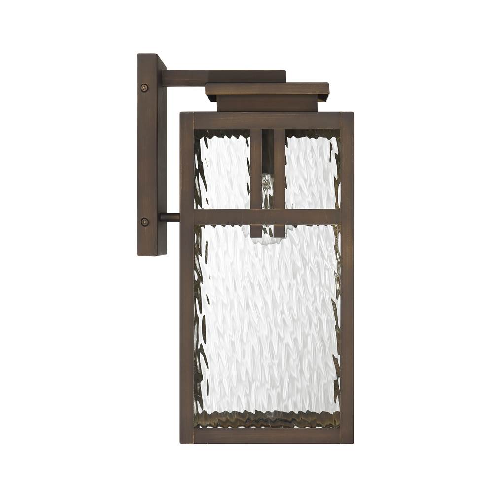 Hunter 46045 Matte Bronze Aspenbrook Outdoor 1 Light Large Wall Light Bronze Image 2