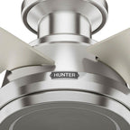Hunter 59335 Brushed Nickel 44 Inch Dempsey Lp Brushed Nickel Image 4