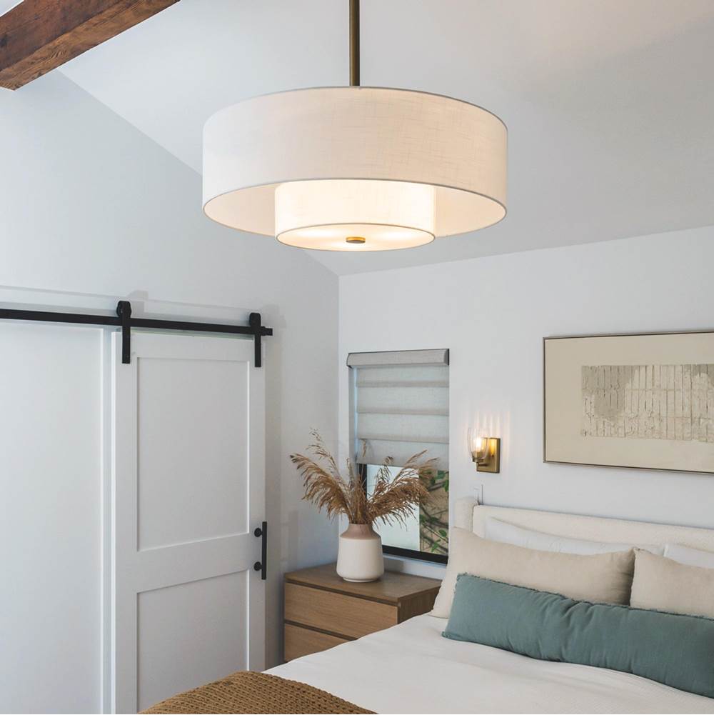 Hunter 52974 Luxe Gold 30 Inch Brookside Luxe Gold Ceiling Fan With Led Light Kit And Handheld Remote Image 4
