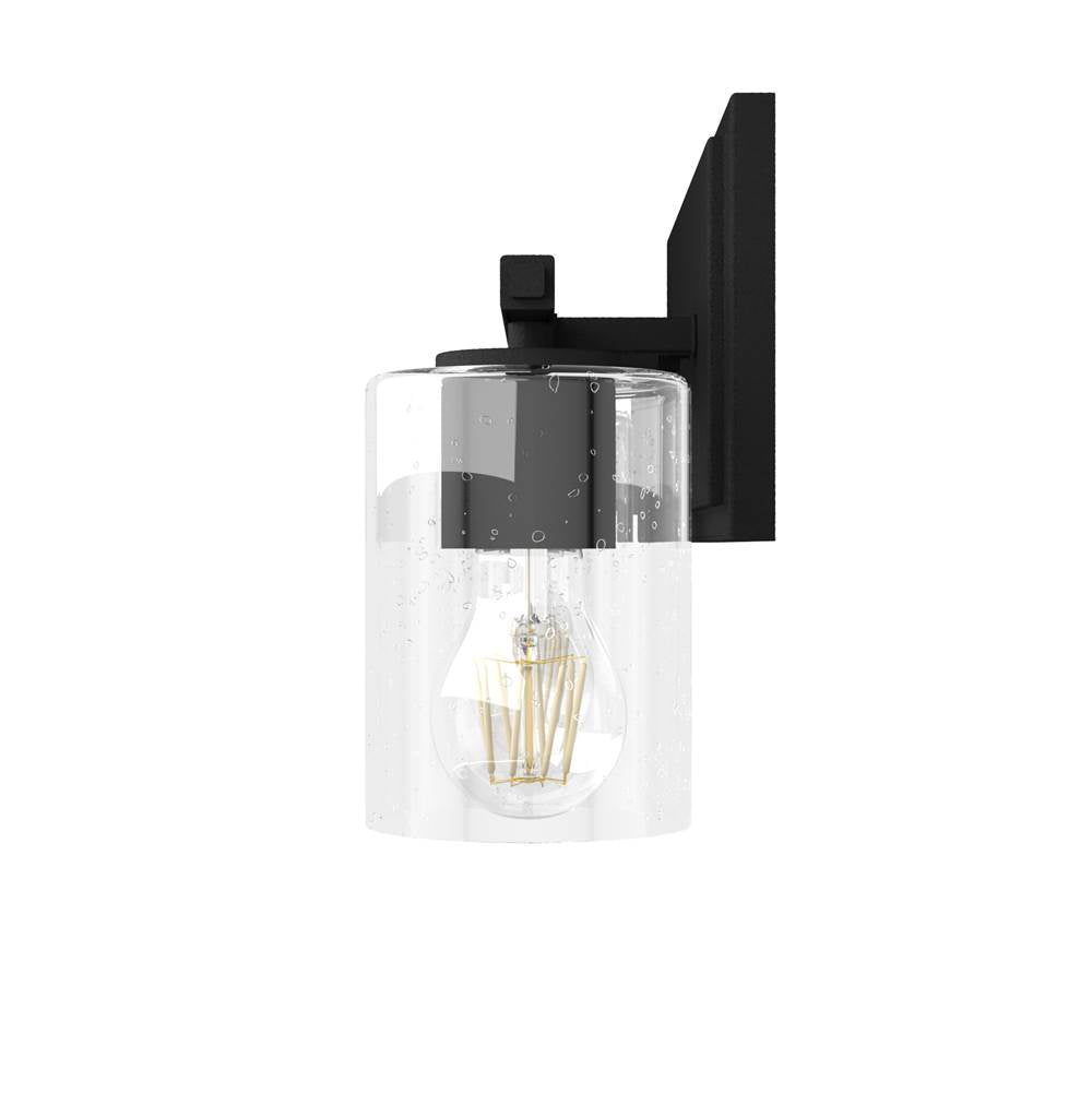 Hunter 48030 Natural Iron Kerrison Natural Iron With Seeded Glass 3 Light Vanity Wall Light Fixture Image 6