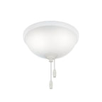 Hunter 99064 White Integrated Led 3 Light Ceiling Fan Bowl Image 1