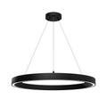 Hunter 13120 Matte Black Canoga Matte Black 1 Light Large Chandelier Ceiling Light Fixture Image 1