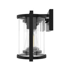 Hunter 48004 Matte Black Astwood Matte Black With Clear Glass 3 Light Vanity Wall Light Fixture Image 6