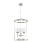Hunter 19750 Brushed Nickel Xidane 3 Light 15 Inch Foyer Image 1