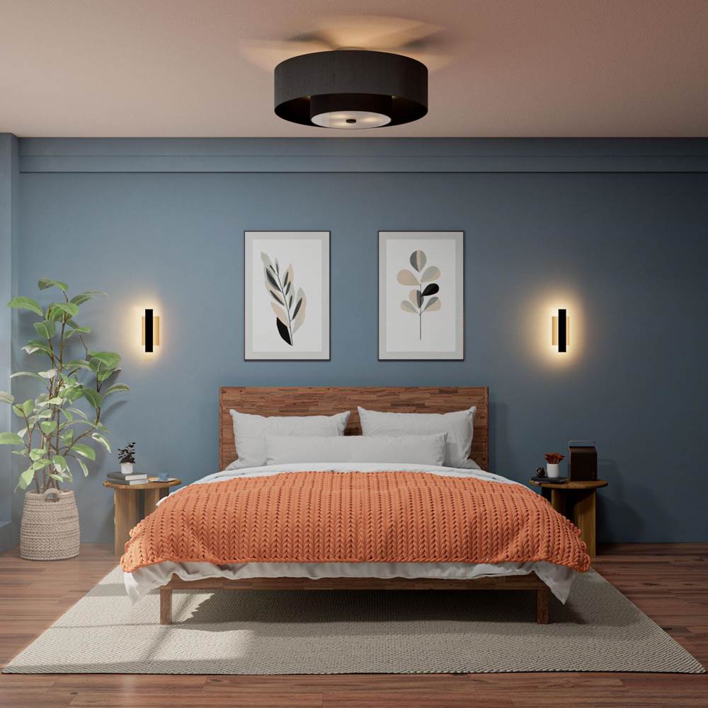 Hunter 52975 Matte Black 30 Inch Brookside Matte Black Ceiling Fan With Led Light Kit And Handheld Remote Image 2