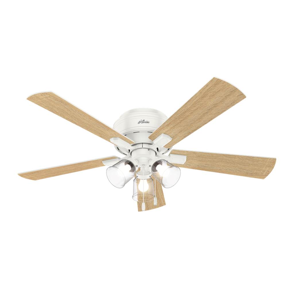 Hunter 54207 Fresh White 52'' Crestfield Lp-fresh White Image 1