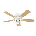Hunter 54207 Fresh White 52'' Crestfield Lp-fresh White Image 1