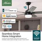 Hunter 99981 Fresh White Huntersmart Smart Fan Upgrade Kit With Remote Control Image 4