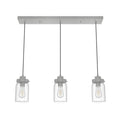 Hunter Devon Park Devon Park Cluster Linear Brushed Nickel