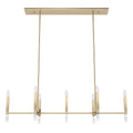 Hunter 19986 Alturas Gold Sunjai Alturas Gold 7 Light Chandelier Ceiling Light Fixture Image 1