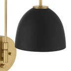 Hunter 48175 Luxe Gold Erling 1 Light Large Pin Up Sconce Gold Image 4