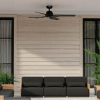 Hunter 50430 Flat Matte Black 52 Inch Airstack Matte Black Image 8