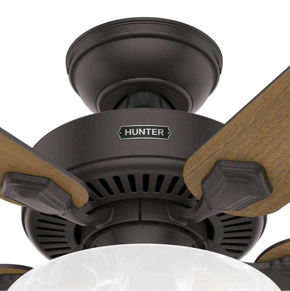 Hunter 52782 New Bronze Hunter 44 Inch Swanson New Bronze Ceiling Fan With Led Light Kit And Pull Chain Image 8