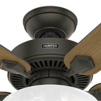 Hunter 52782 New Bronze Hunter 44 Inch Swanson New Bronze Ceiling Fan With Led Light Kit And Pull Chain Image 8