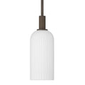 Hunter 13246 Matte Bronze Beverly Glen Jasmine Roth 1 Light Mini 4 Inch Pendant Image 1