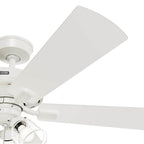 Hunter 52535 Fresh White 52in Crestfield He - Fresh White Image 5