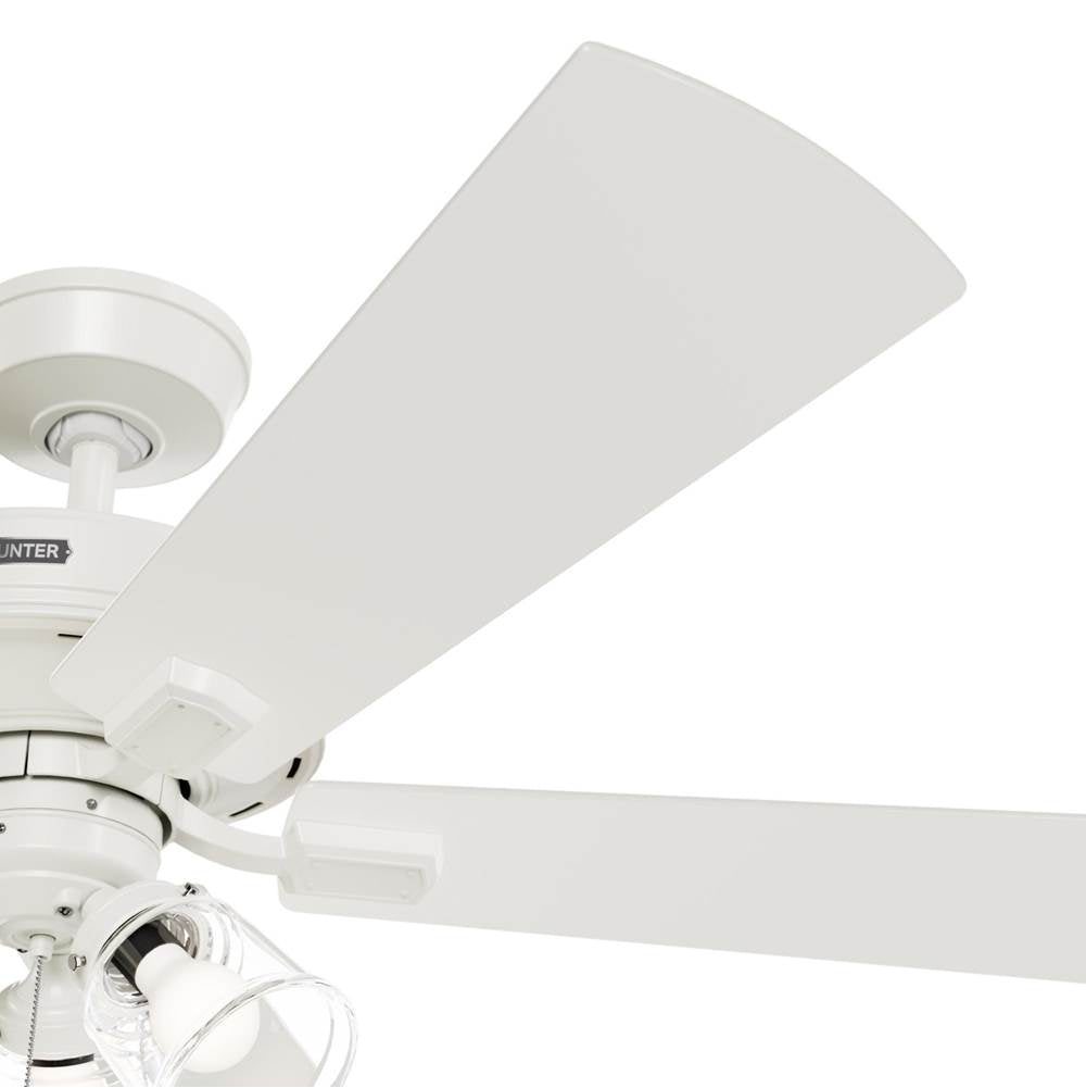 Hunter 52535 Fresh White 52in Crestfield He - Fresh White Image 5