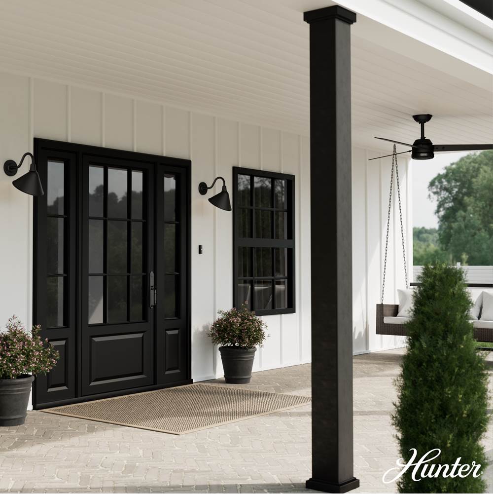 Hunter 46010 Matte Black Cassius Matte Black 1 Light Medium Image 3