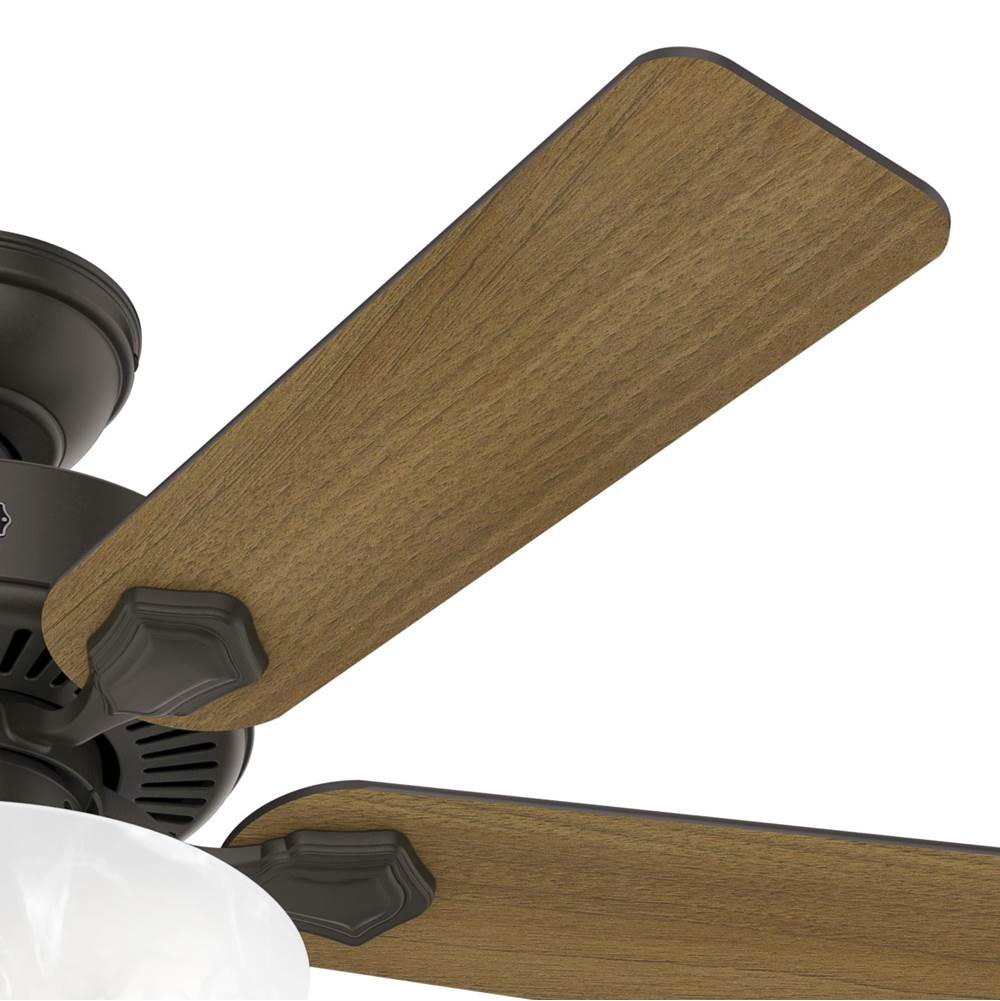 Hunter 52782 New Bronze Hunter 44 Inch Swanson New Bronze Ceiling Fan With Led Light Kit And Pull Chain Image 5