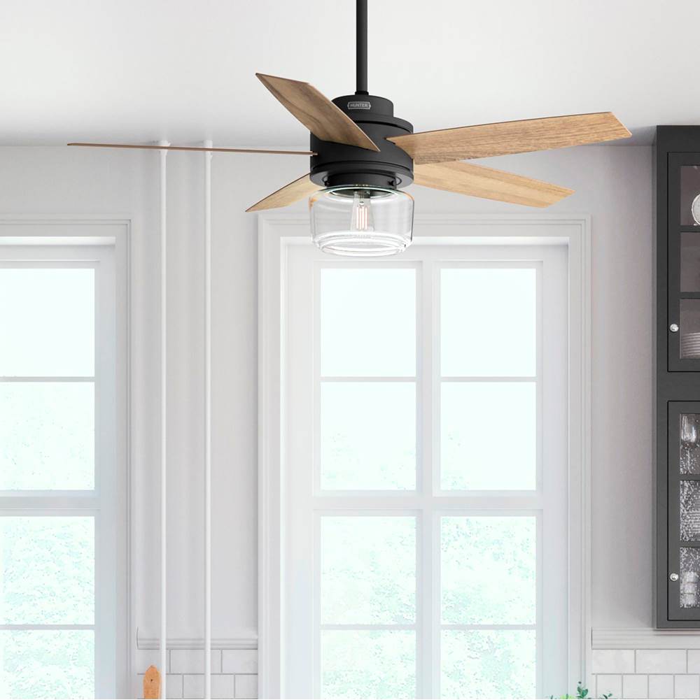 Hunter 52335 Matte Black 52in Margo - Flat Matte Black Image 3