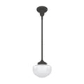 Hunter Saddle Creek Saddle Creek 1-light Mini Pendant Nb Cased White
