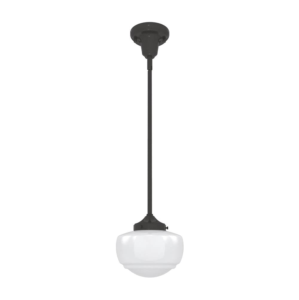 Hunter Saddle Creek Saddle Creek 1-light Mini Pendant Nb Cased White