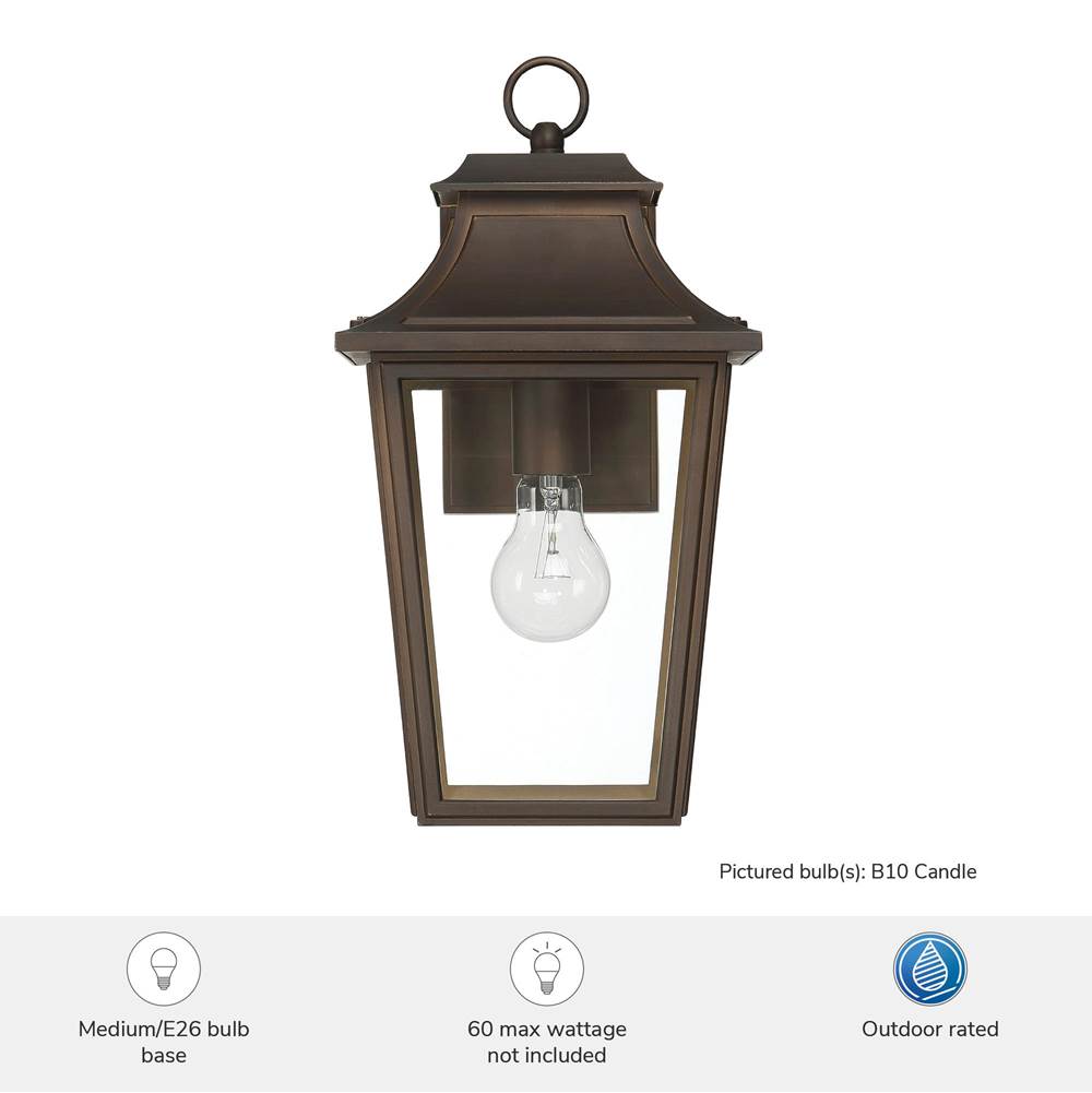Hunter 46081 Matte Bronze Hunter Spring Cove Matte Bronze With Clear Glass 1 Light Image 6