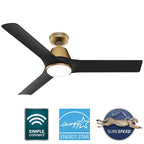 Hunter Aeronaut 52in Aeronaut Smart- Luxe Gold