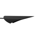 Hunter 48142 Matte Black Merian 2 Light Extra Large Linear Black Image 3