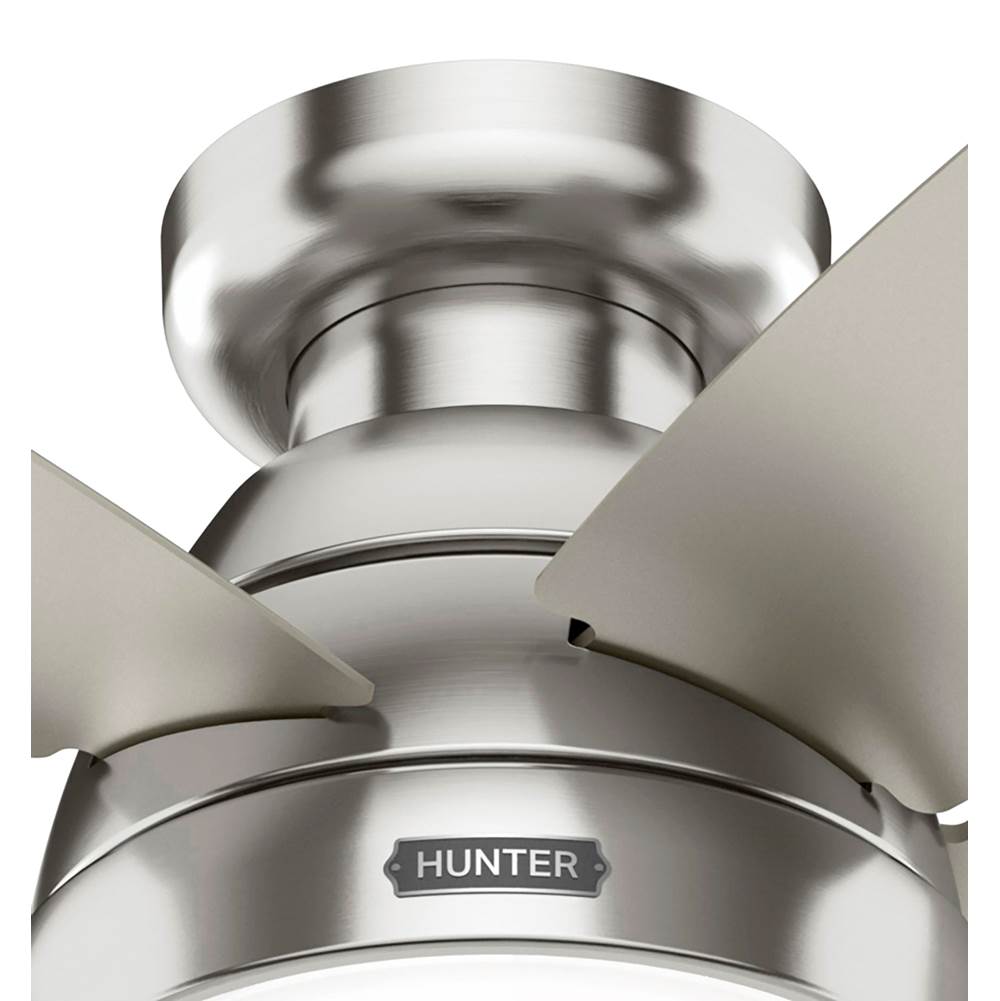Hunter 52419 Brushed Nickel 52in Lilliana -  Brushed Nicked Image 8