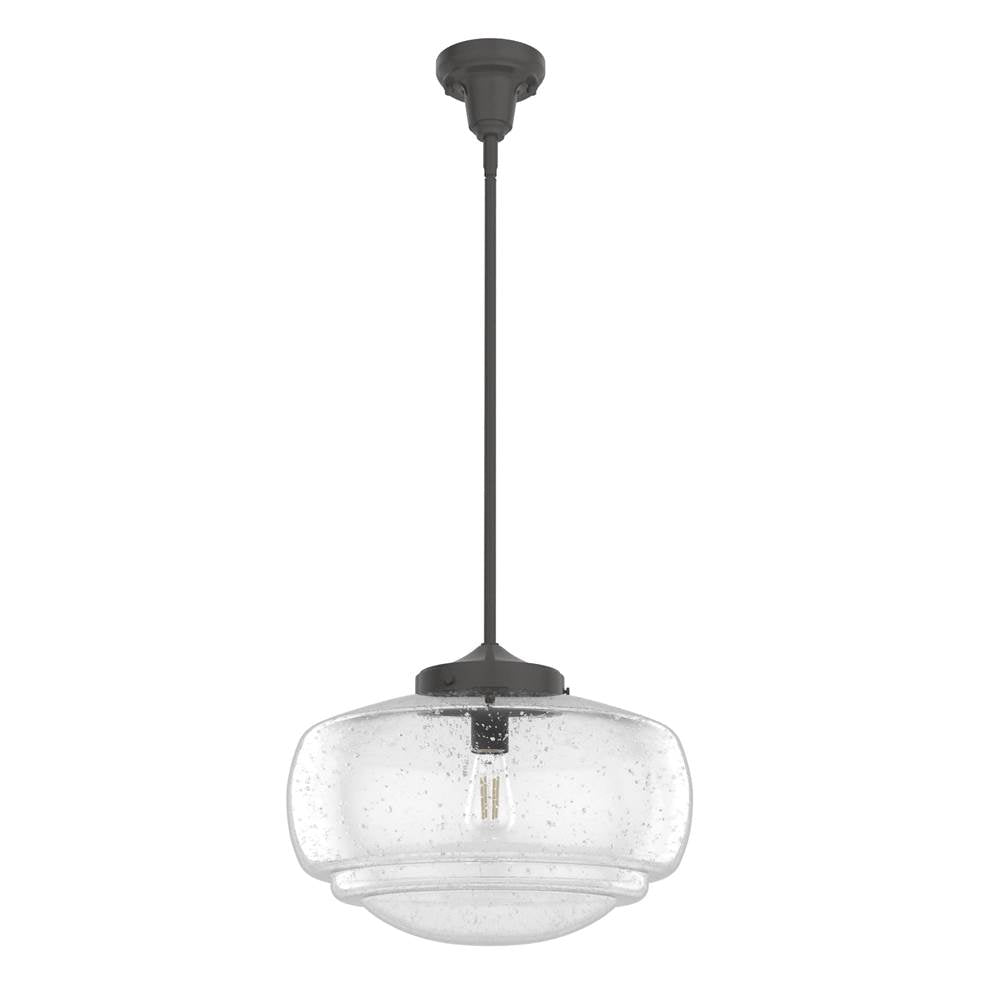 Hunter Saddle Creek 16'' Noble Bronze Clear Seeded Glass