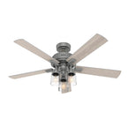 Hunter 50651 Matte Silver Hartland 52'' - Matte Silver Image 1