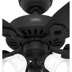 Hunter 52387 Matte Black 52 Inch Builder Matte Black Ceiling Fan With Led Light Kit And Pull Chain Image 5