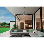 Hunter 51876 Matte Silver 60 Inch Skysail Matte Silver Wet Rated Ceiling Fan With Led Light Kit And Handheld Remote Image 6