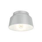 Hunter 19022 Dove Gray Cranbrook 1 Light Flush Mount Image 1