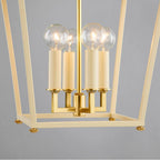 Hudson Valley Lighting 5119-AGB/SSD Aged Brass Natick Lantern Image 3