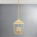 Hudson Valley Lighting 5119-AGB/SSD Aged Brass Natick Lantern Image 2