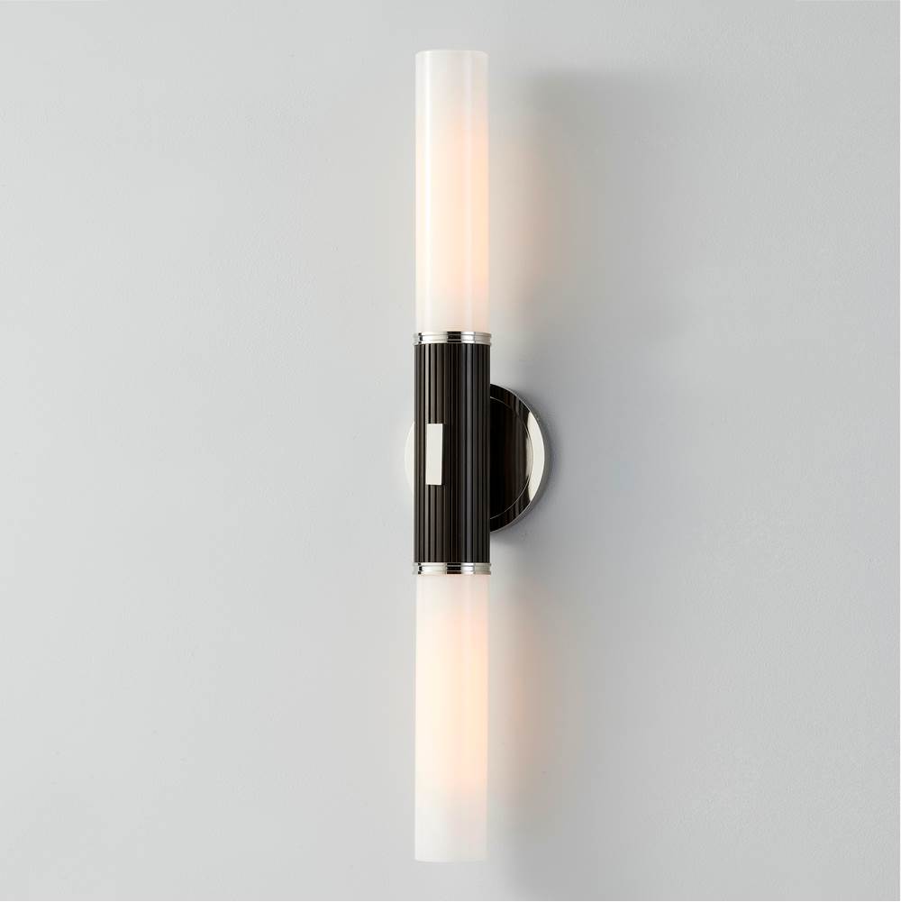 Hudson Valley Lighting 3626-PN/BBR Polished Nickel Crewe Wall Sconce Image 4