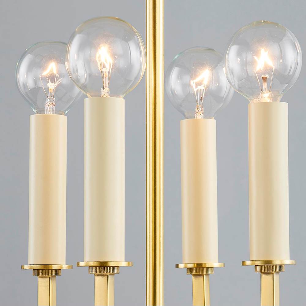 Hudson Valley Lighting 5127-AGB/SSD Aged Brass Natick Lantern Image 3