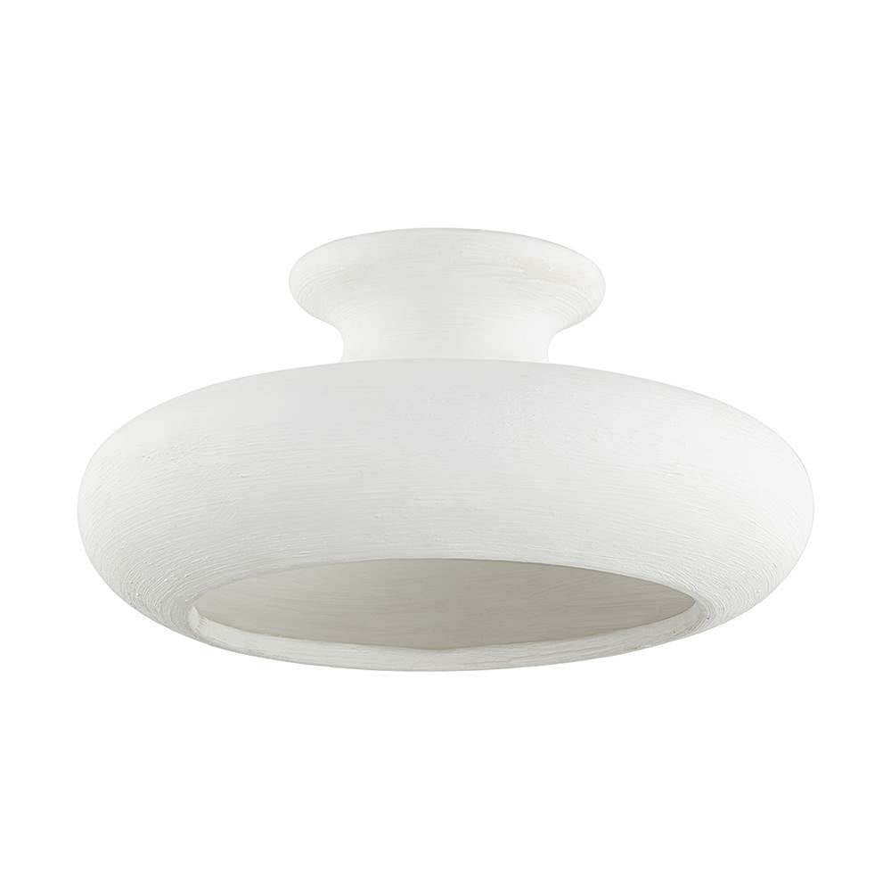 Hudson Valley Lighting BKO1200-AGB/CWL Aged Brass Annie Semi Flush Image 1