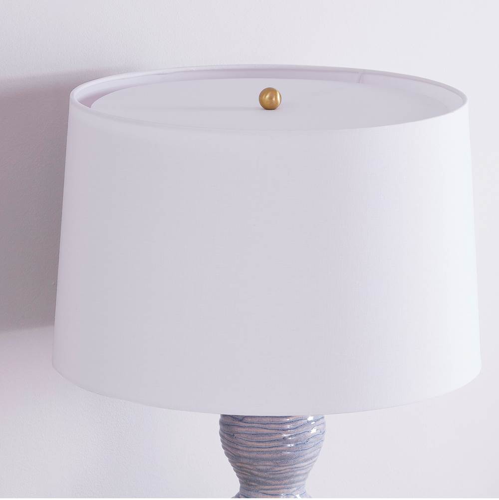 Hudson Valley Lighting L2117-AGB/CCB Aged Brass,Ceramic Crackle Black Cairns Table Lamp Image 3