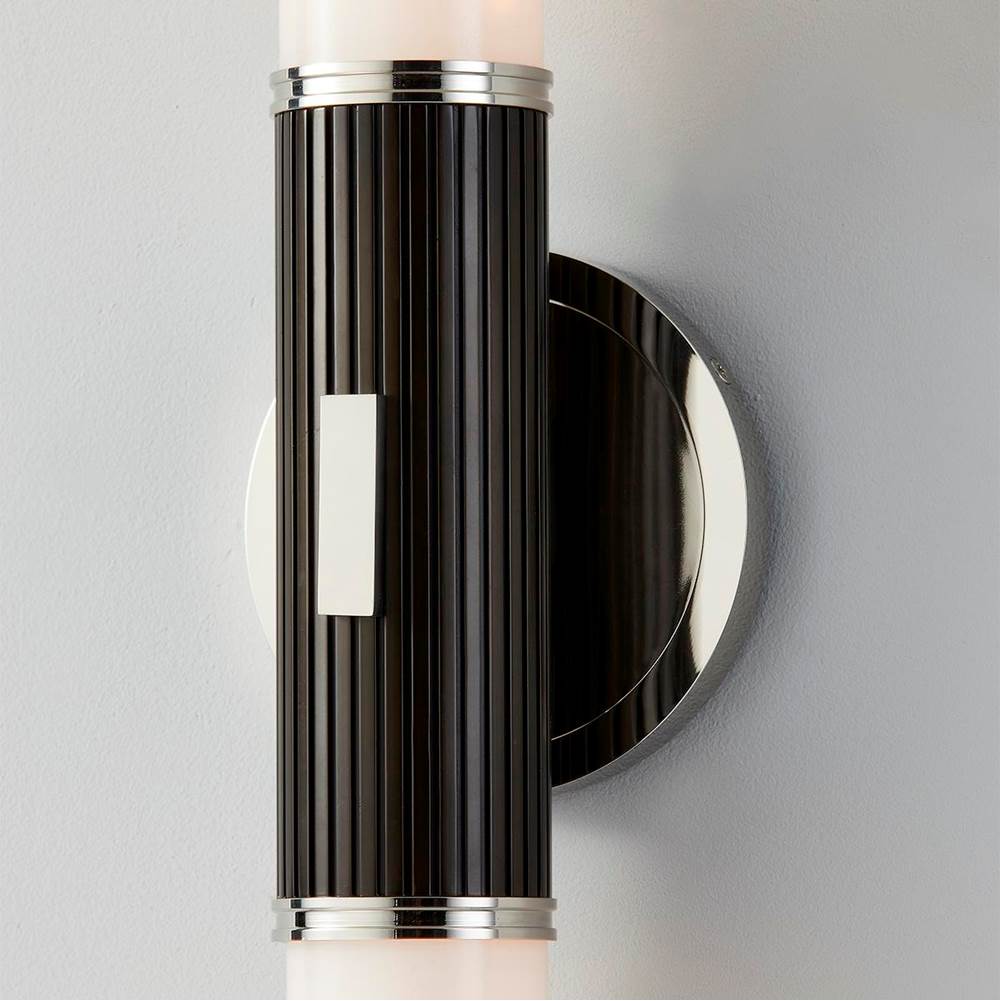Hudson Valley Lighting 3626-PN/BBR Polished Nickel Crewe Wall Sconce Image 5