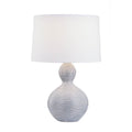 Hudson Valley Lighting L2117-AGB/CCB Aged Brass,Ceramic Crackle Black Cairns Table Lamp Image 1