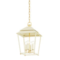 Hudson Valley Lighting 5119-AGB/SSD Aged Brass Natick Lantern Image 1