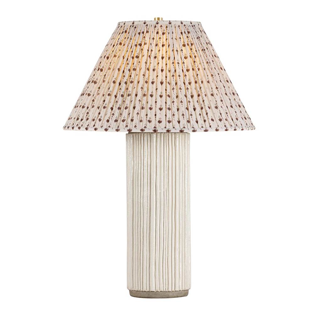Hudson Valley Lighting Crestwood Table Lamp With Primrose Red Shade
