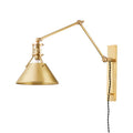 Hudson Valley Lighting Metal No 2 Metal No. 2 Plug-in Sconce
