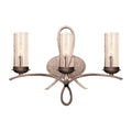 Kalco Lighting Grayson 22-in 3 Light Socket Pearl Silver Vanity Light